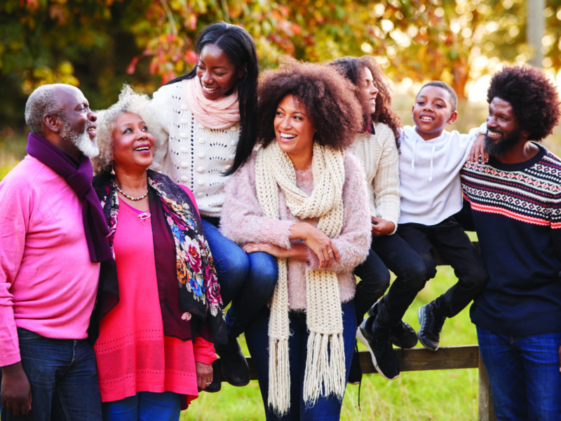 Multi-generational black family