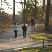 Residents walking on the Carolina Thread Trail